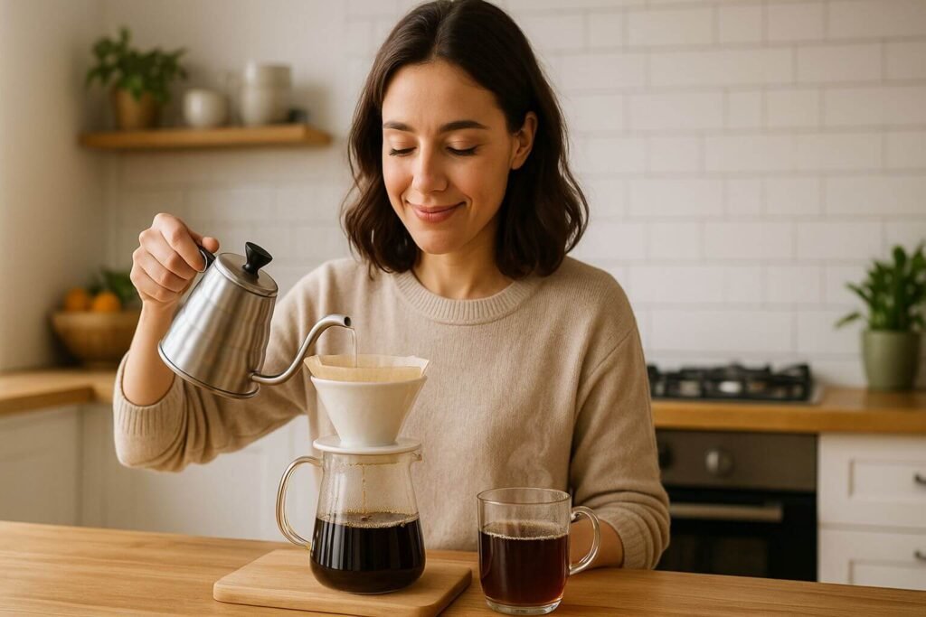 Como fazer café coado perfeito em casa com técnica tradicional brasileira