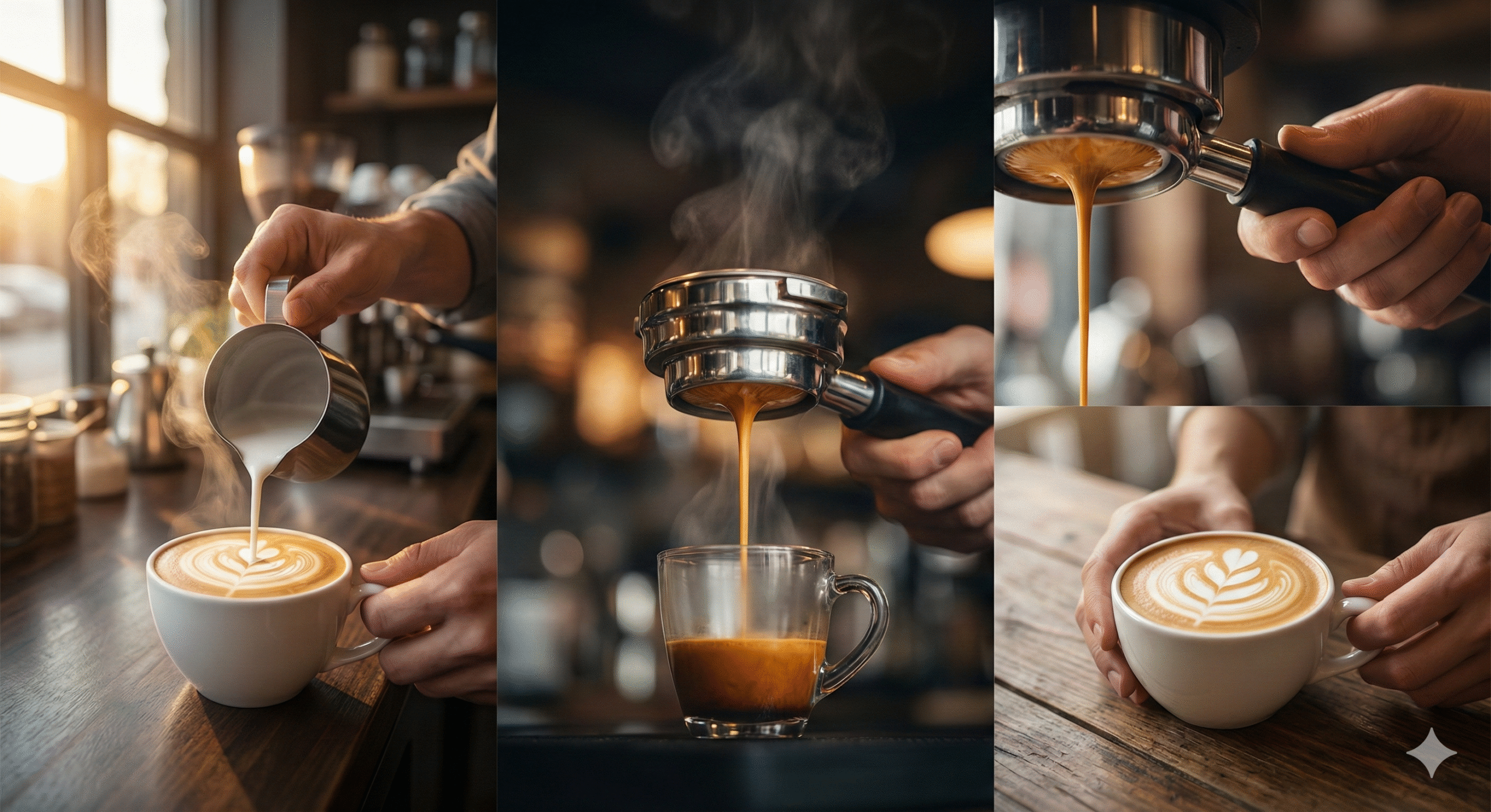 Café sendo preparado em casa